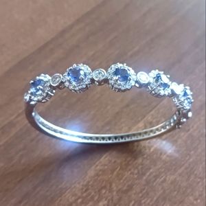 Ladies Cubic Zirconia Gemstone Bracelet